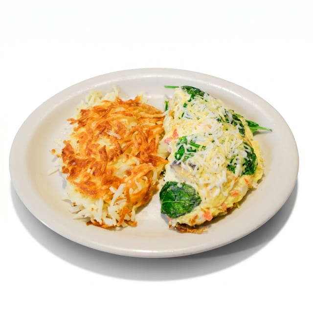 Spinach Omelet.