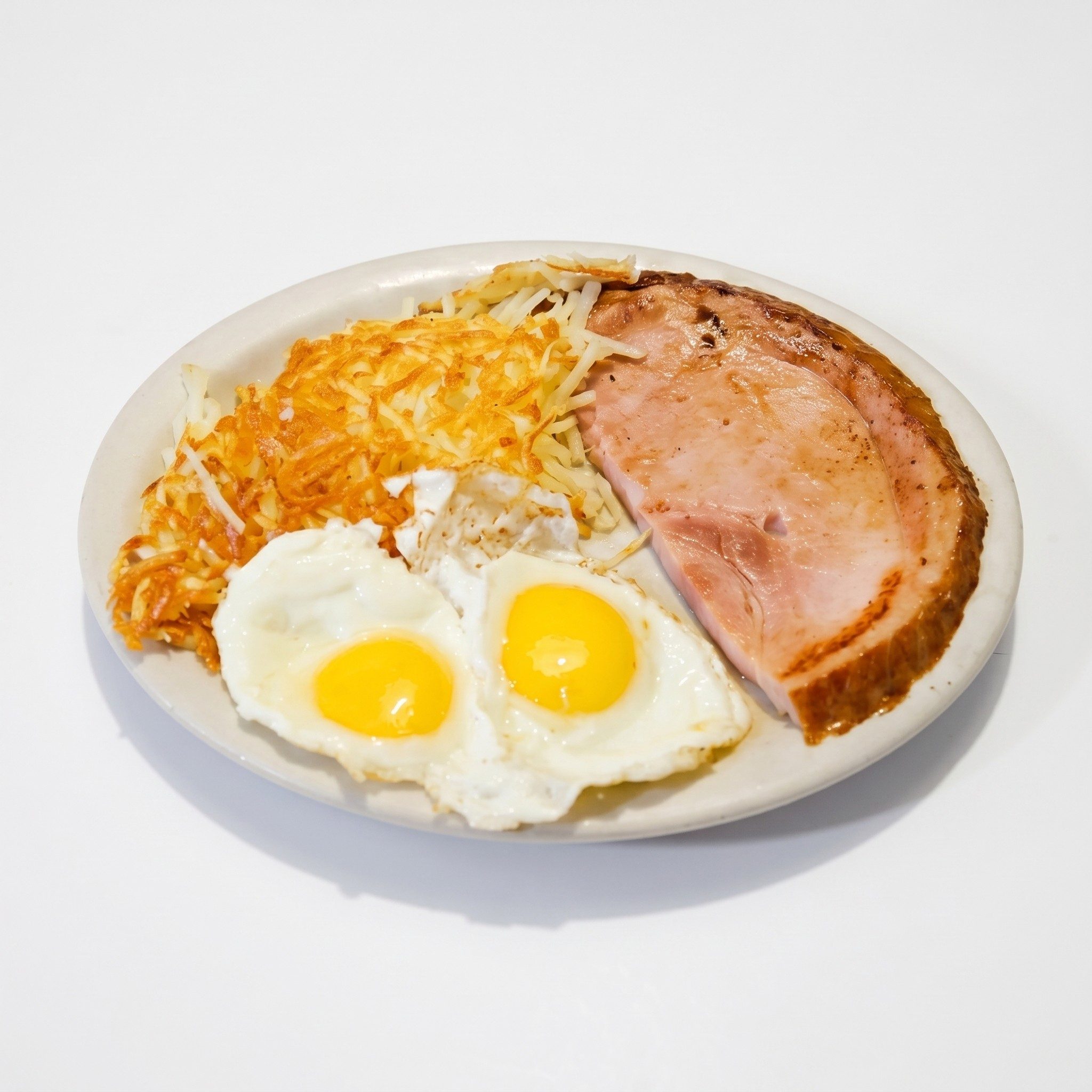 Pit Ham Steak & Eggs.