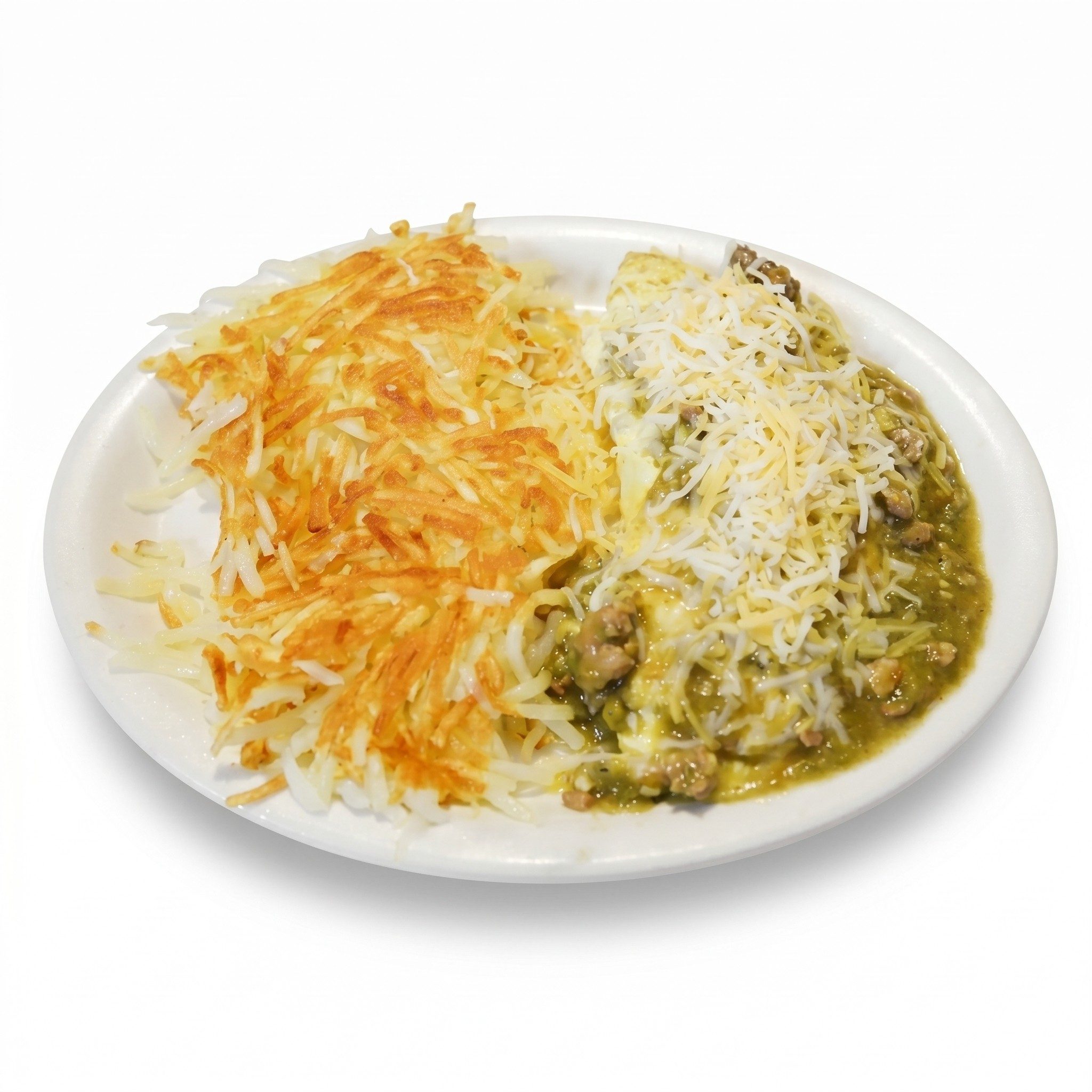 Green Chili Omelet.